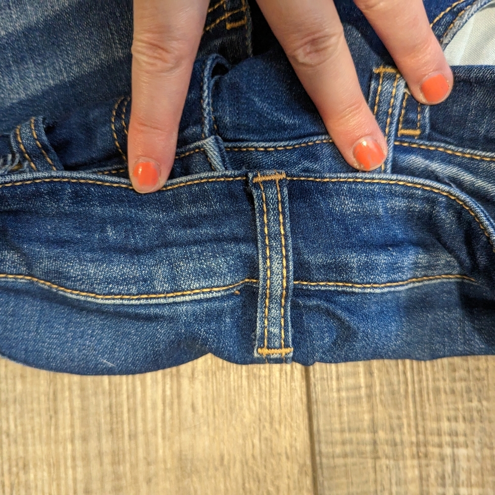 American Eagle Super Stretch X Stonewash Jegging Jeans Size 6 Regular - Picture 3 of 5